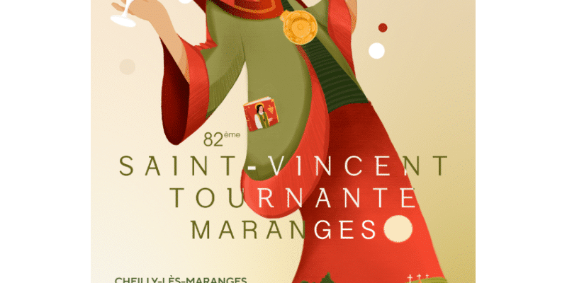 Viticolis la-saint-vincent-tournante-maranges-2026 Affiche de la Saint Vincent Tournante 2026 à Maranges