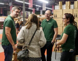 Equipe Viticolis sur salon